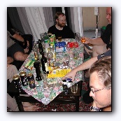 The table